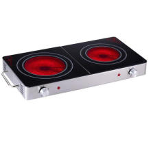 Double Burner Infrared Hot Plate Ceramic Cooking Stove